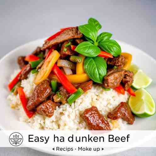 Easy Thai Drunken Beef - Quick & Easy Recipes with Beef